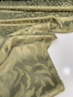 FISTIK YEŞİLİ ZEBRA DESEN İPEK JAKAR