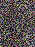 FLORASAN RENK LEOPAR DESEN MAROKEN VİSKON