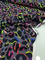 FLORASAN RENK LEOPAR DESEN MAROKEN VİSKON