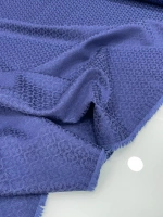 LACİVERT GEOMETRİK DESEN BROKAR