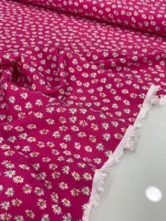 PEMBE PAPATYA DESEN MAROKEN VİSKON