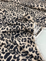 VİZON RENK LEOPAR FLOŞ VİSKON