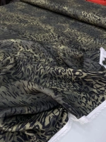 YEŞİL LEOPAR DESEN BELMANDO VİSKON
