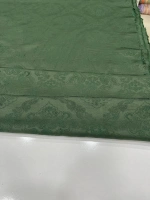 ZÜMRÜT YEŞİLİ ETNİK DESEN İPEK JAKAR
