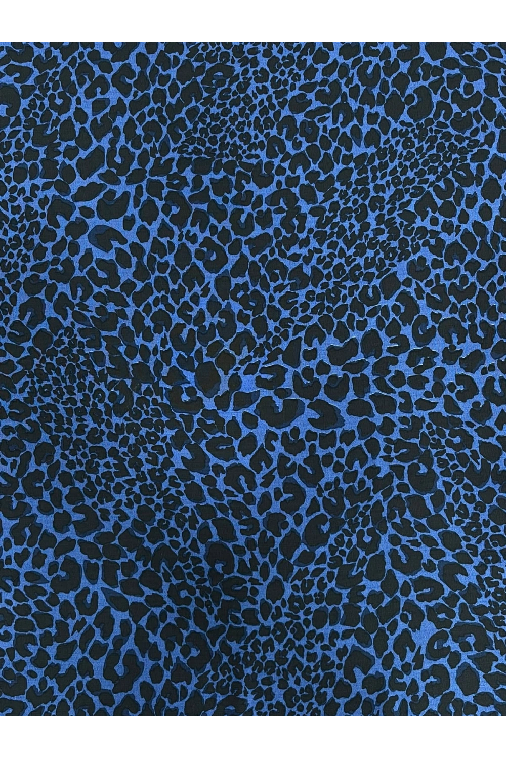 SAKS MAVİSİ LEOPAR MAROKEN VİSKON