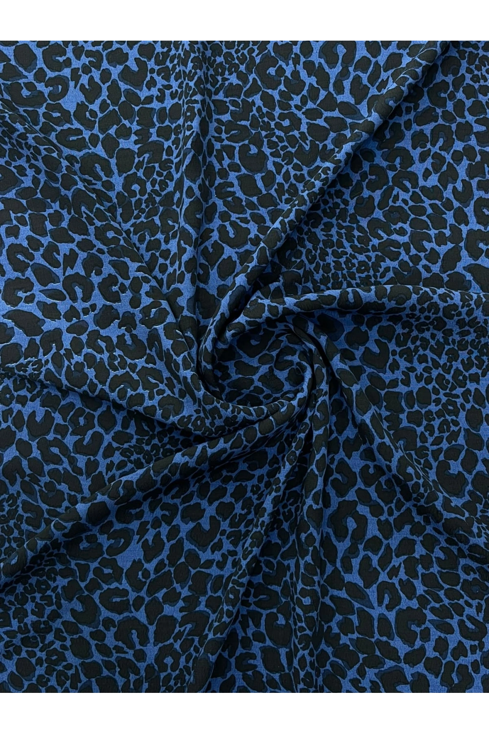 SAKS MAVİSİ LEOPAR MAROKEN VİSKON