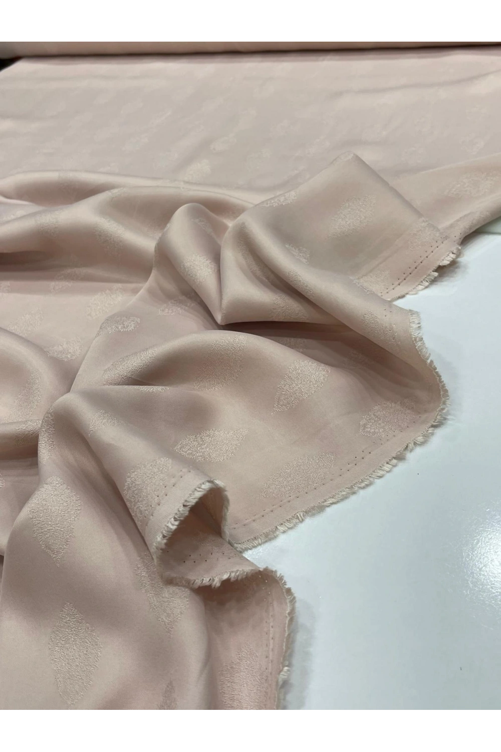 TOZ PEMBE ETNİK DESEN İPEK JAKAR