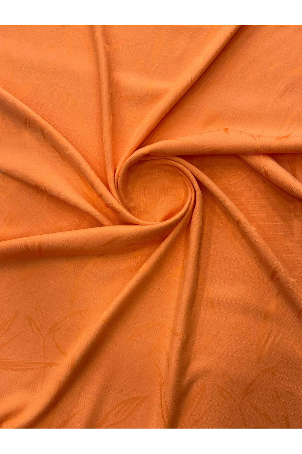 TURUNCU RENK YAPRAK DESEN KETEN JAKAR