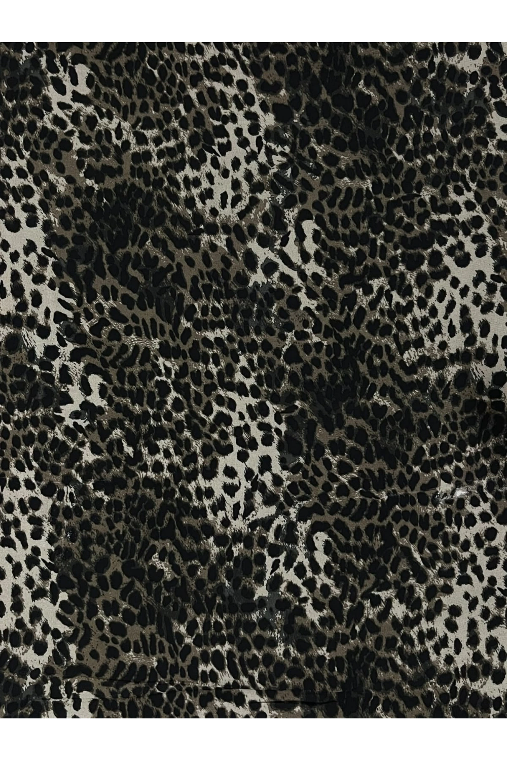 YEŞİL LEOPAR DESEN MAROKEN VİSKON