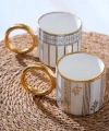 Acar Kaı7508 Carlene Gold-beyaz Porselen Kupa