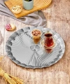 Cooker Ckr3903 Gümüş Renk Metal Tepsi 35 Cm