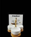 Cooker Porselen 3lü Servis