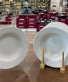 Cooker Porselen Beyaz Yemek Tabağı 20 Cm 6lı