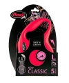 Flexi New Classic L Beden Kırmızı 5mt Şerit Tasma