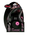 Flexi New Classic L Beden Siyah 5mt Şerit Tasma