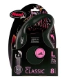 Flexi New Classic L Beden Siyah 8mt Şerit Tasma