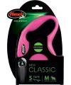 Flexi New Classic M Beden Pembe 5mt Şerit Tasma