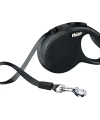 Flexi New Classic Xs Beden Siyah 3mt Şerit Tasma