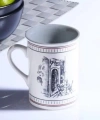 Kosova Uns1705 Desenli Seramik Kupa 10 Cm