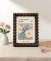 Mien Kahverengi Bubble Ahşap Çerçeve 10x15 Cm