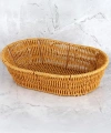 Mien Oval Rattan Ekmek Sepeti 28x21x7,5 Cm