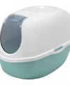Moderna Smart Kapalı Kedi Tuvaleti - Açık Mavi 53 Cm