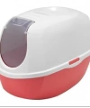Moderna Smart Kapalı Kedi Tuvaleti - Kırmızı 53 Cm