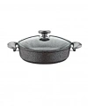 Oms Om Gr202 Granit Gri Kısa Tencere 26 Cm