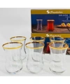 Paşabahçe 42021 Yaldızlı Çay Bardağı 120 cc 6lı