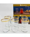 Paşabahçe 42021 Yaldızlı Çay Bardağı 120 cc 6lı