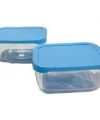Paşabahçe 530223 Snow Box Saklama Kabı Mavi Kapaklı 13 Cm 760 Cc