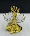 Paşabahçe 54531 Gold Papatya Ayaklı Lokumluk