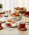 Paşabahçe 55833 Bricks Cam Kulplu Çay Kupası 250 Cc 6lı