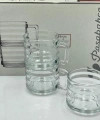 Paşabahçe 55833 Bricks Cam Kulplu Çay Kupası 250 Cc 6lı