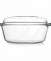 Paşabahçe 59001 Gri Kapaklı Borcam Fırın Kabı 22x8 Cm 2100 Cc