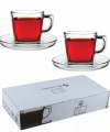 Paşabahçe 95307 Carre Çay Fincanı 6lı