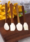 Mien Akasya Saplı 4lü Silikon Spatula Set