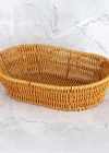Mien Oval Rattan Ekmek Sepeti 28x21x7,5 cm
