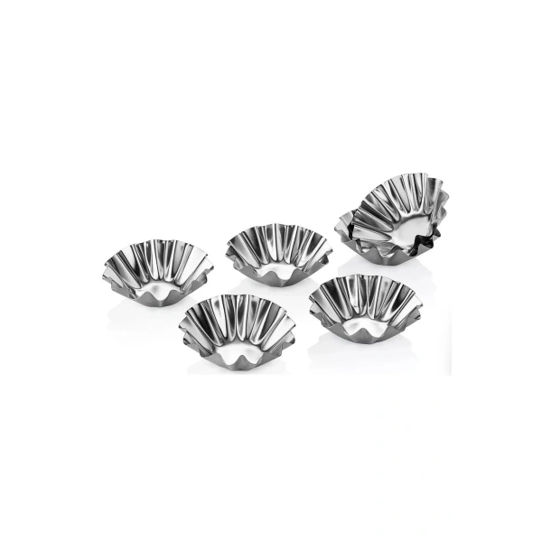 Baysa MKK01 Metal Kek Kalıbı 6lı 8 cm
