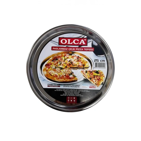 Emrullah EMR PT25 Metal Pizza Tepsisi 25 cm