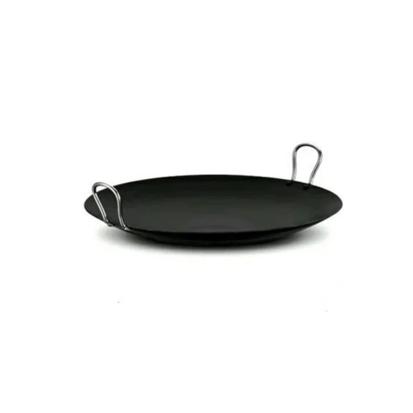 Emrullah EMR SC26 Siyah Renk Çift Kulplu Sac Kavurma 26 cm