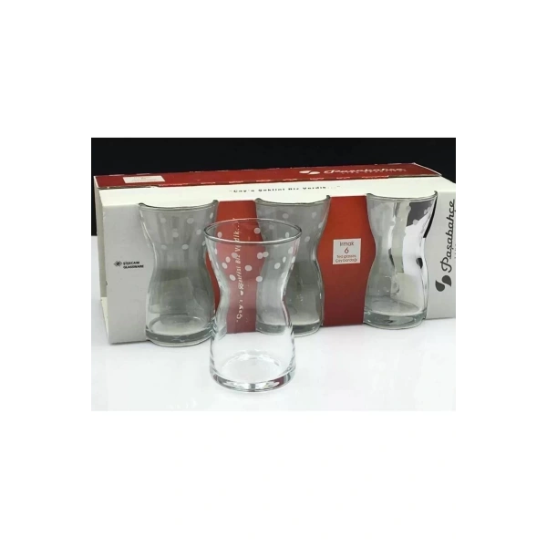 Paşabahçe 42991 Irmak Nokta Çay Bardağı 125 cc 6lı