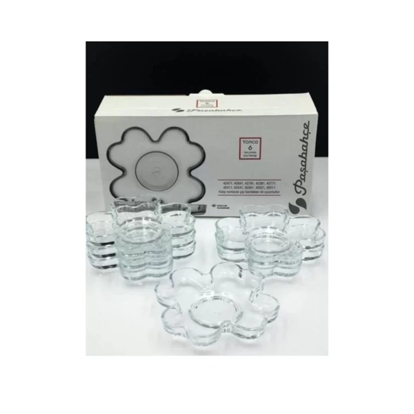 Paşabahçe 54521 Yonca Çay Tabağı 11 cm 6lı
