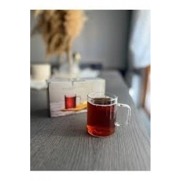 Paşabahçe D001 Lite Borosilkat Kulplu Çay Fincanı 130cc 4lü