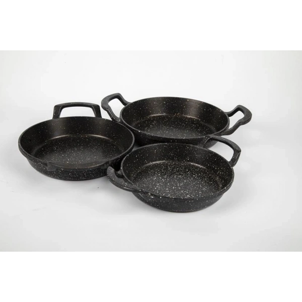 Rss Lav Metal Döküm Sahan Seti 3lü 18-20-22 cm