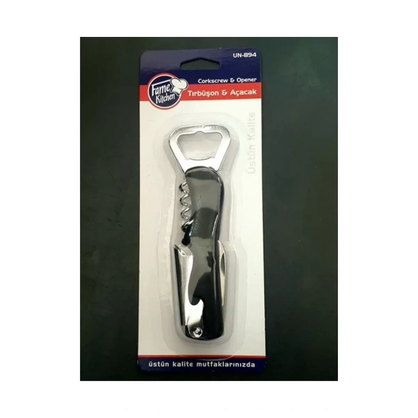 Esonez UNR 894 Siyah Saplı Metal Tirbuşon