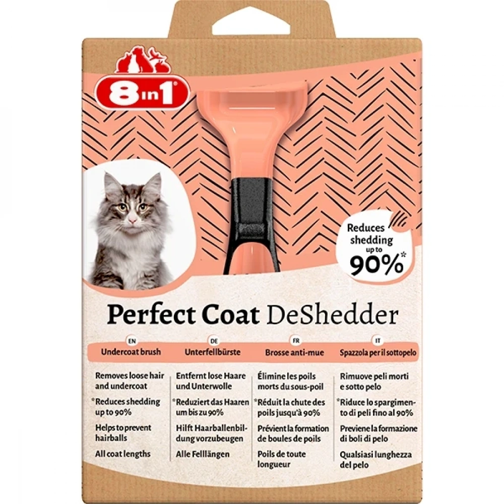 8ın1 Perfect Coat Deshedder Kedi Tarağı - S