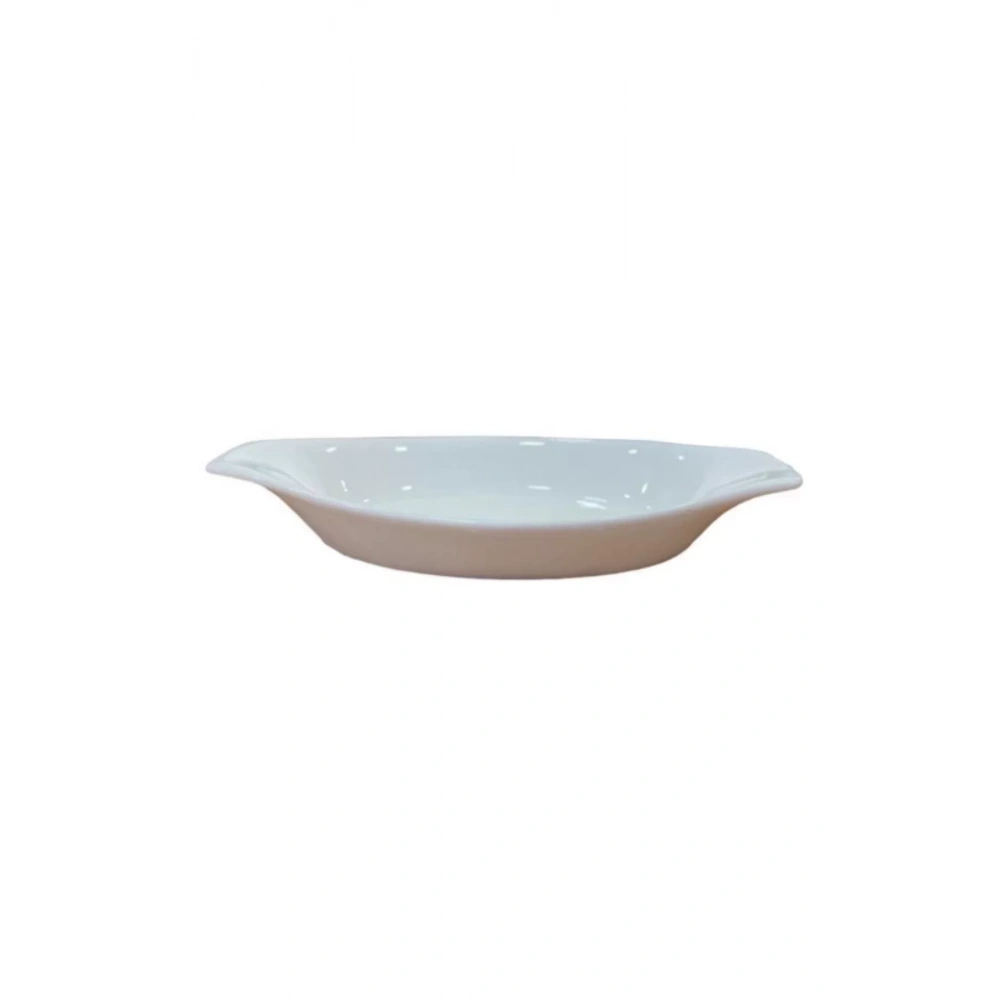 Acar Porwm9347 Beyaz Porselen Kahvaltı Tabağı 15x9 Cm