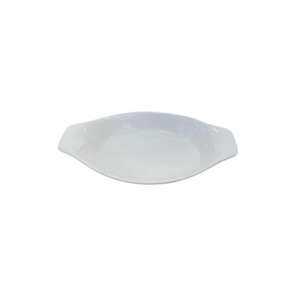 Acar Porwm9347 Beyaz Porselen Kahvaltı Tabağı 15x9 Cm