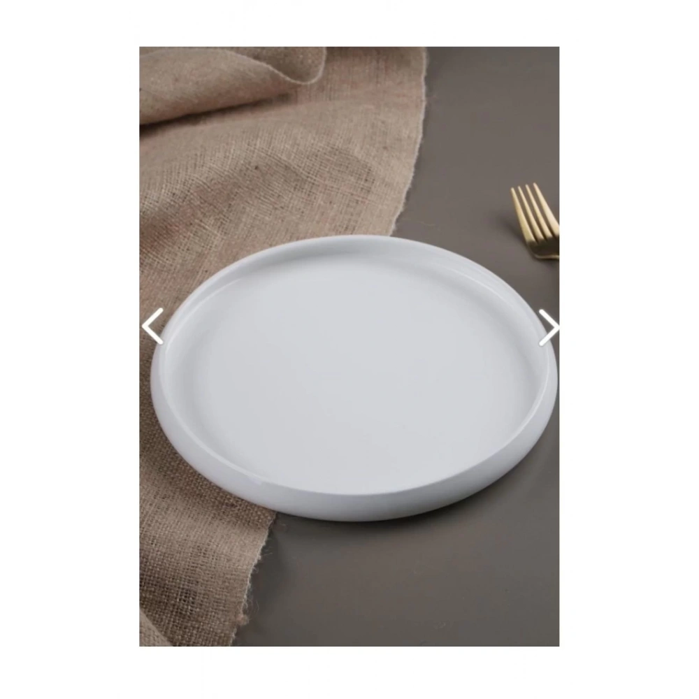 Acar Sct21.0222 Bianco Porselen Yemek Tabağı 20 Cm